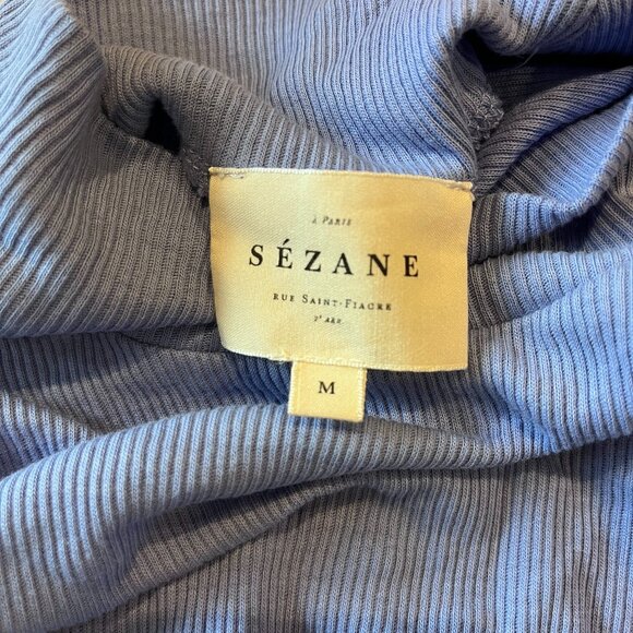 Sezane Felix Jumper in Sky Blue (Sz Med) - Picture 5 of 5